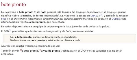 bote rae|bote pronto significado.